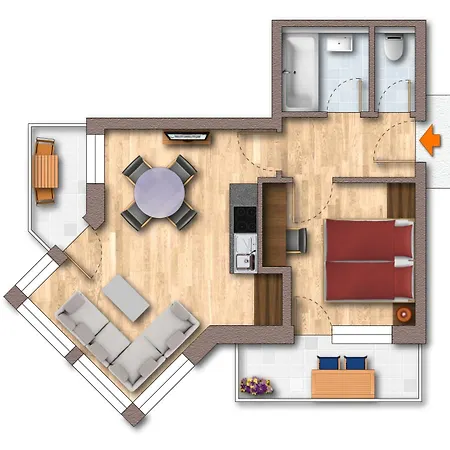 호텔 Hotel-appartement