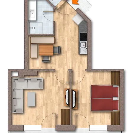 Hotel-appartement 겔로스